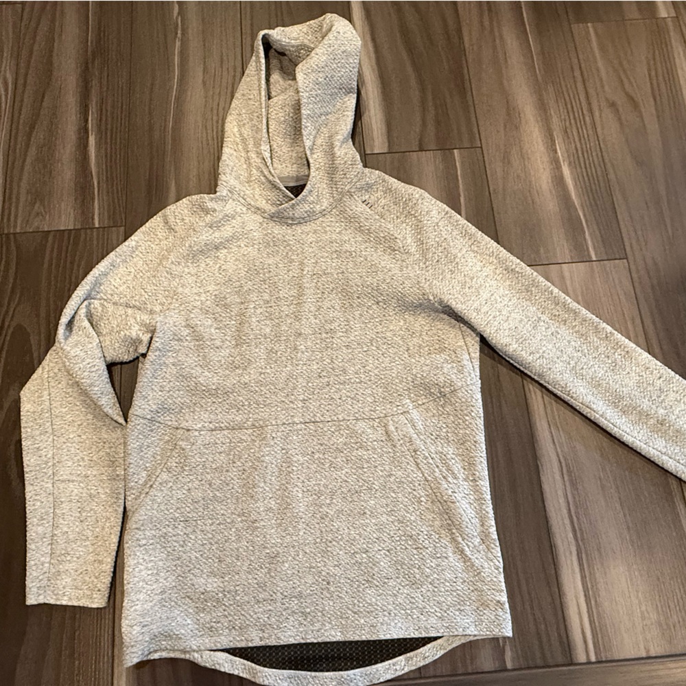 Lululemon Men’s Gray Textured Hoodie - Xs